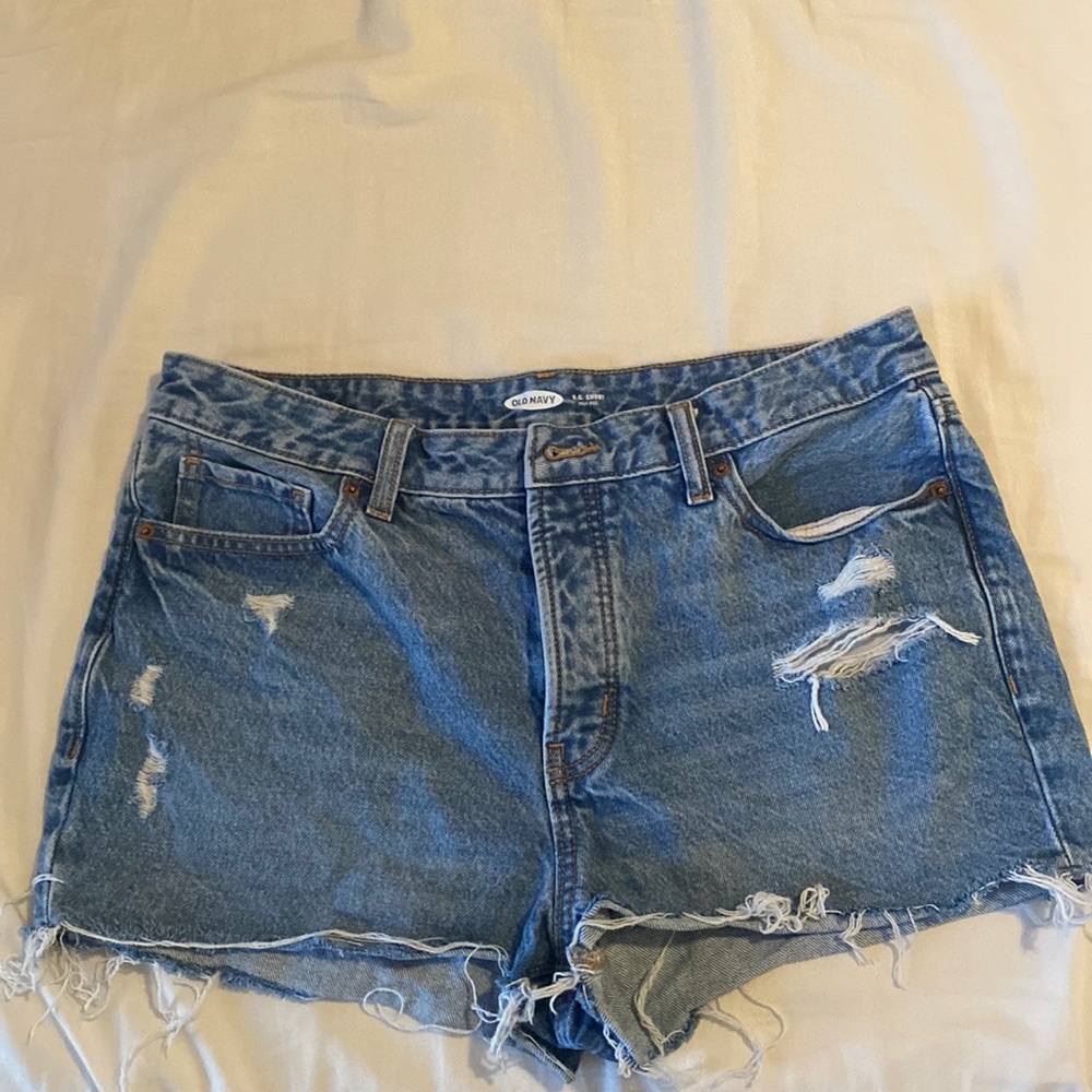 Old navy distressed shorts